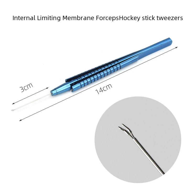 Titanium Alloy Capsulorhexis Tweezer Ophthalmic Forceps 23G Intraocular Virtreo-Retinal Ophthalmic Micro Instruments