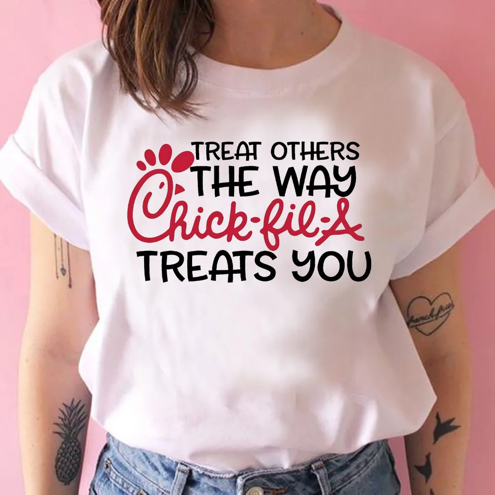 Women Casual Shirt Treat Others The Way Chick Fil A Treats You Shirt Funny Sayings T-Shirt Tumblr Tee Hipster Tops