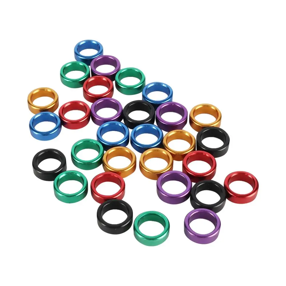 10 Pcs diametro interno 8mm anelli per piedi in alluminio per uccelli identificazione dei piccioni anelli per piedi da corsa forniture per