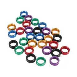 10 Pcs diametro interno 8mm anelli per piedi in alluminio per uccelli identificazione dei piccioni anelli per piedi da corsa forniture per l'allenamento volante all'aperto