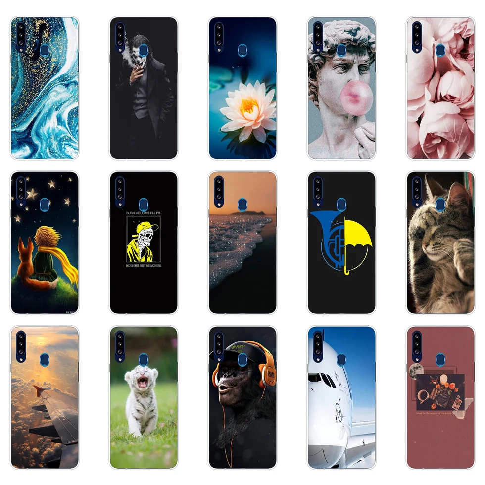 Case For Samsung Galaxy a20E Case cover Silicon soft tpu coque on For Samsung A20 A20s a207 SM-a207f bumper copas shockproof 8