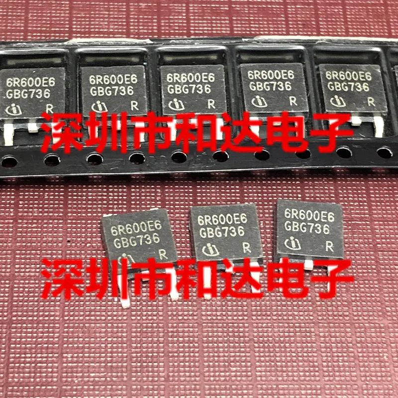 5pcs 6R600E6 IPD60R600E6 TO-252 650V 19A