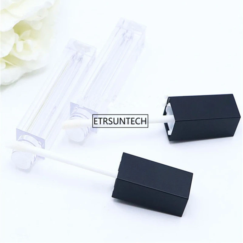 6ml Lipgloss Plastic Box Containers Empty Clear Lipgloss Tube Eyeliner Eyelash Container Mini Lip Gloss Split Bottle F974