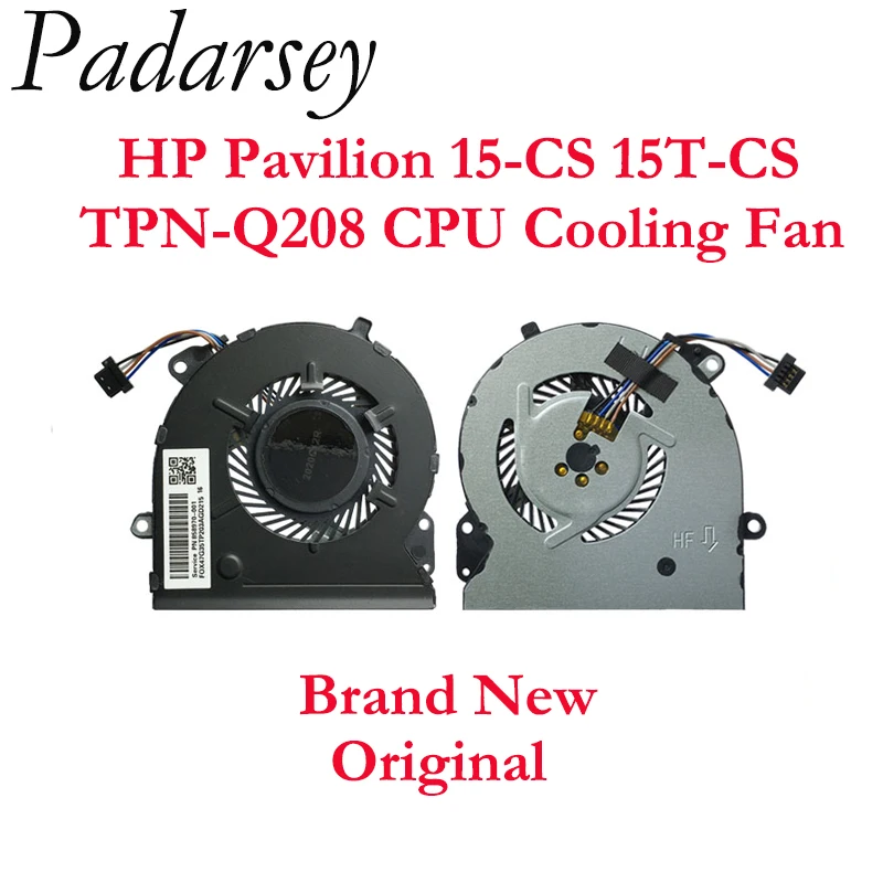 Pardarsey Brand New Fan for HP Pavilion 15-CS 15T-CS 15-CS0048tx TPN-Q208 CPU Cooling Fan L25585-001 NS85B00-17K18