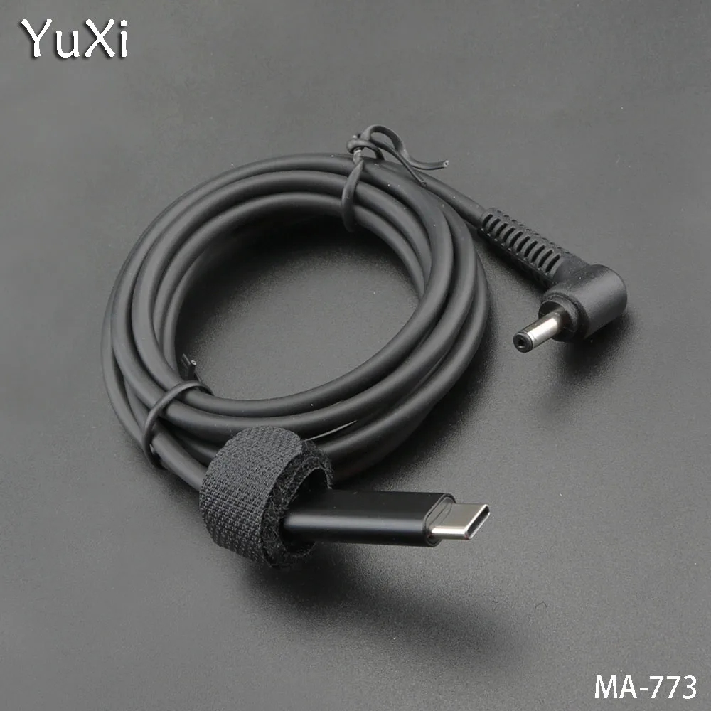 Yuxi USB TYPE C PD Pengisian Kabel untuk 4.0*1.35 Mm UNTUK ASUS ZenBook UX21A UX31A UX32A UX32V Laptop power Adaptor Charger Kabel