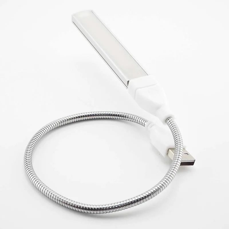 10 LED 20 Led Mini USB reading light Table book night Lamp Portable Desk white lights torches For Camping Power Bank PC Notebook