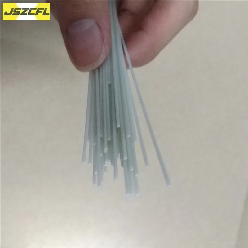 6/8pcs 1000mm asta in fibra di vetro bianca diametro 1mm aste isolanti elastiche in fibra di vetro per materiali modello Multicoptor