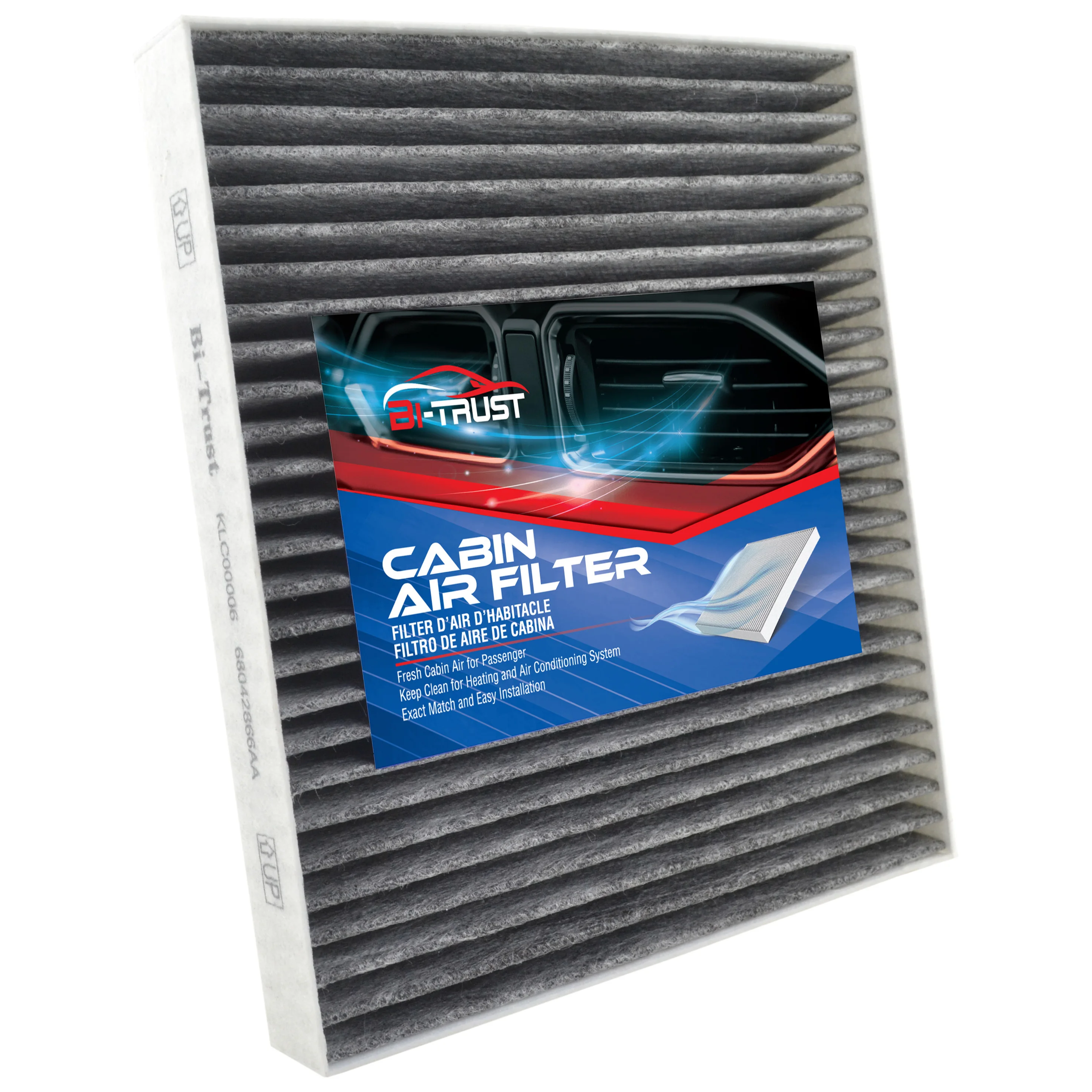 Bi-Trust Cabin Air Filter for CHRYSLER NISSAN VOLKSWAGEN INFINITI B7277-1CA1A 68042866AA 27277-AR025