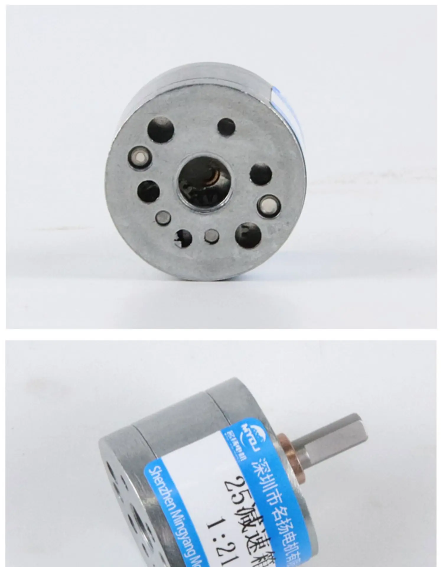 JGA25 reductor de engranajes de Metal longitud 17-27mm relación 4,4-500 accesorios de Motor reductor pequeño caja de cambios de Motor eléctrico de CC