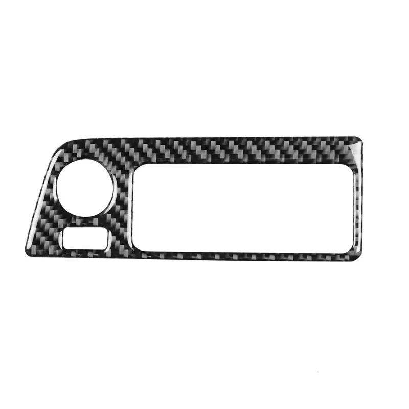Car Carbon Fiber Headlight Switch Wait Black Stickers Decorative Car Interior Accessories For Chevrolet Corvette C7 2014-2019