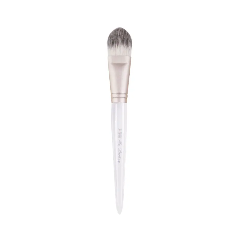 MyDestiny cosmetic brush-The Snow White series-tongue shape foundation brush brush-synthetic hair makeup tools&pens-beauty