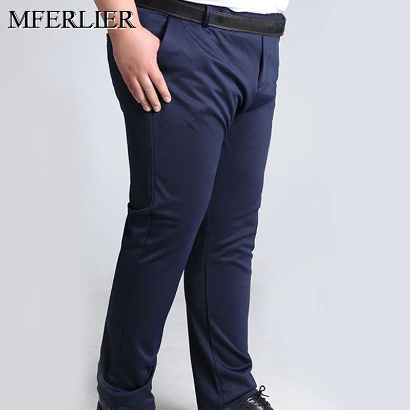 Summer Autumn pants men 5XL 6XL 7XL 8XL 9XL 10XL waist 138cm plus size trousers men 2 colors