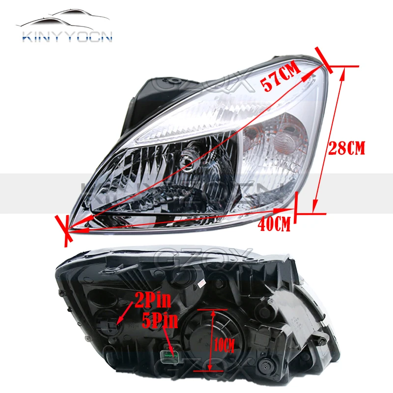 Kamshing Front bumper head light lamp For KIA RIO 2006 2007 2008 2009 2010 2011 head lamp light headlamp Front bumper headlight