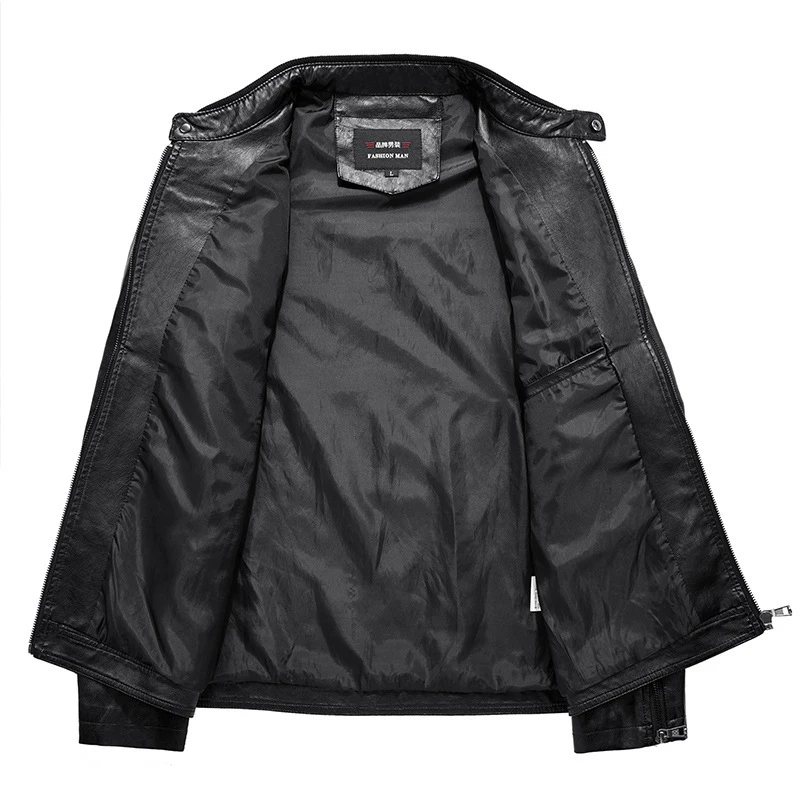 Stab Proof Anti Cut Men Pu Leather Jacket Self Defense Stealth The Police Protection Hack Clothes Tactico Vetement Coupure