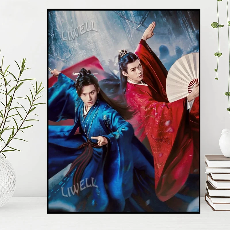 5d Diamond Painitng Word of Honor Shan He Ling Chinese Drama Handmade Poster Art Full Drills Cross Stitch Gift For Fan Collectio