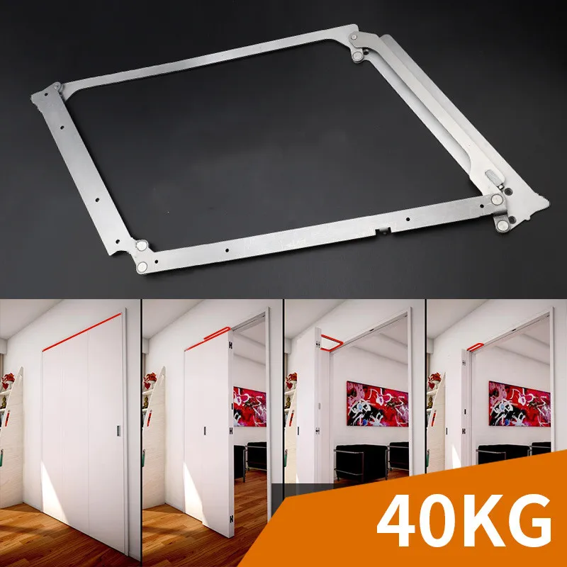 

Silent Sound Folding Door 304 Stainless Steel Hinge Heavy Duty 40KG Bedroom 180 Degrees Accordion type Sliding Door Hinge