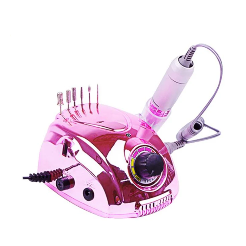 65W 35000RPM Nail Polishing Drill manicure Machine For Nail Art Tools Kit Electric Nail File with Cutter Nail Art Drill