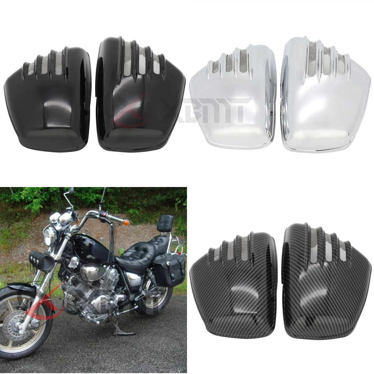 Motorcycle Side Fairing Battery Cover For Yamaha XV700 XV750 XV1000 XV1100 Virago 700 750 1000 1100 1984-2018 2019 2020 2021