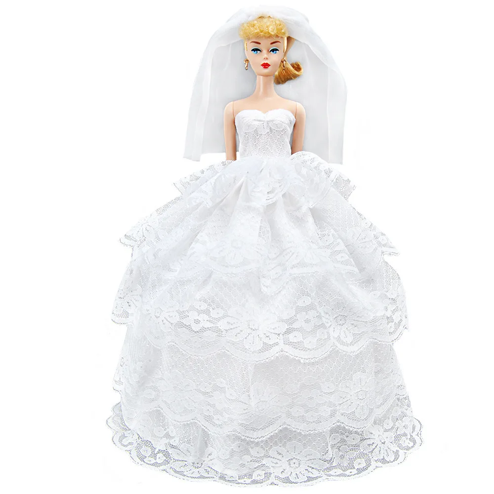 1/6 Doll Clothes Wedding Dress Fashion Suit Outfit Wear Dress Party Skirt Doll Clothes for Doll Accessories