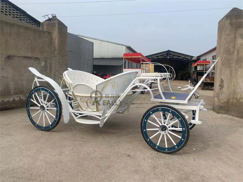 Sang Trọng Yên Ngựa Hoàng Gia Vàng Xe Ngựa Marathon Cưới Xe Công Chúa Lọ Lem Cinderella Xe Ô Tô