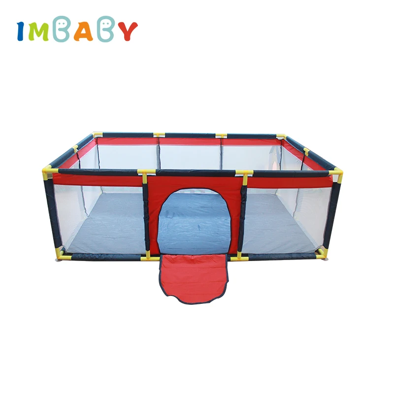 IMBABY Baby Playpen for Children Kids Safety Barriers Toddler Playground Newborn Security Fence Bottom Non-Slip Design New Style