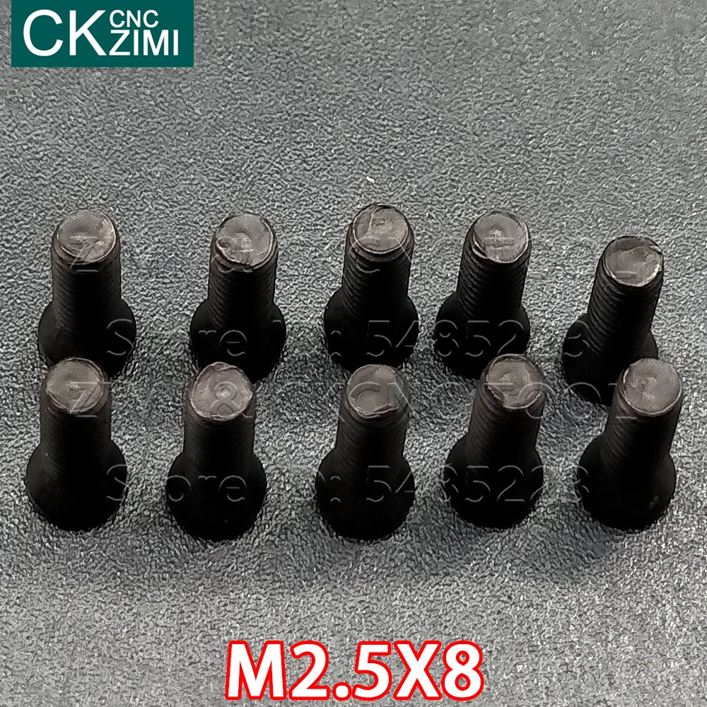 M2.5*8 mm M2.5X8 Screw CNC Insert Torx Screw for Replaces Carbide Insert CNC Lathe Tool Cutter Toolholder Accessories Lathe Tool