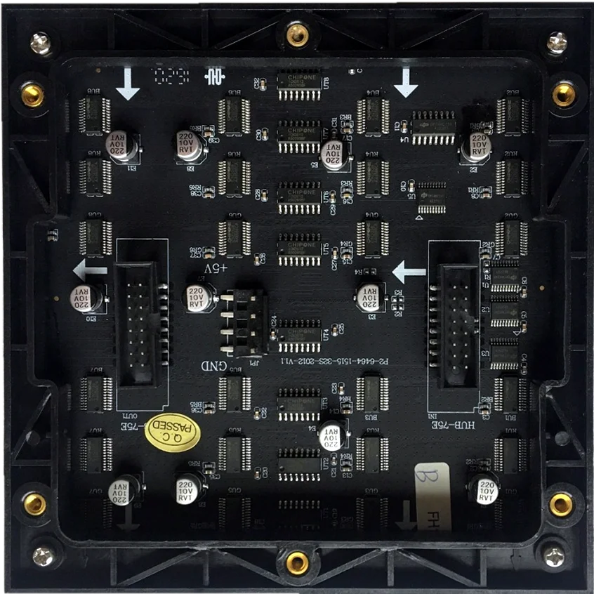 HD P2 Display LED Modul 128*128Mm 64X64 Pixel SMD2121 1/32 Scan Matrix Tanda Panel