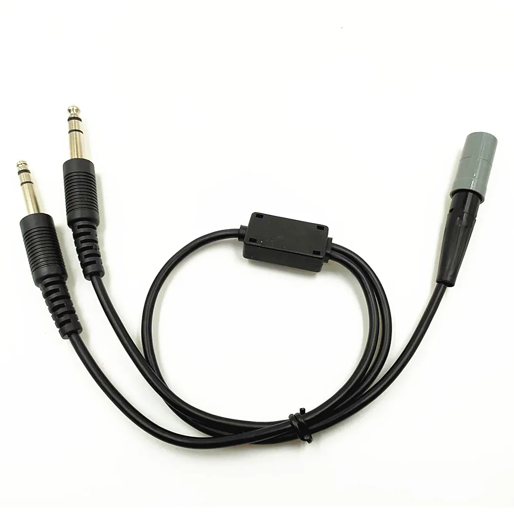 Imagem -02 - Rádio Frt para Bose A20 Lemo Pin para a Aviação Geral Adaptador de Plugues Gêmeos Fone de Ouvido da Aviação