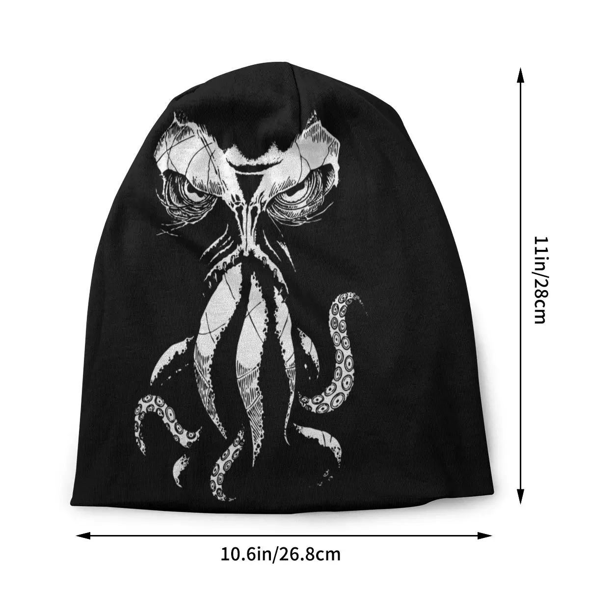 Cthulhu Wakes Skullies Beanies Cthulu Lovecraft Horror Necronomicon Chthulu Hats Outdoor Men Women Caps Dual-use Bonnet Knit Hat