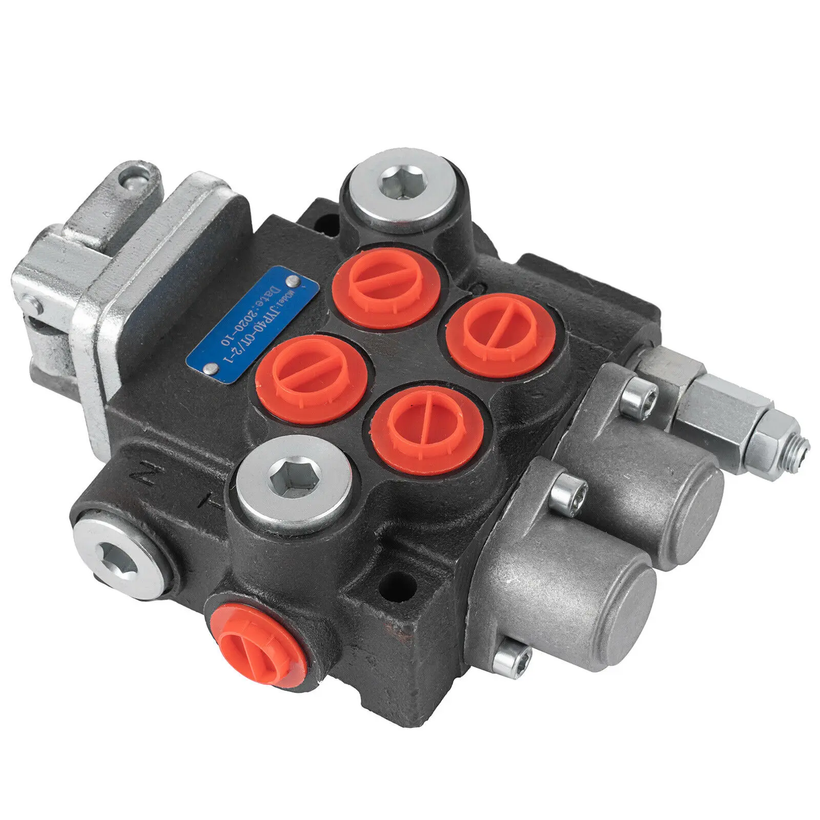 Válvula de Control direccional hidráulica de 2 carretes, motores de 11 GPM, carretes de 3600 PSI, Tractor de doble cilindro, distribuidor hidráulico