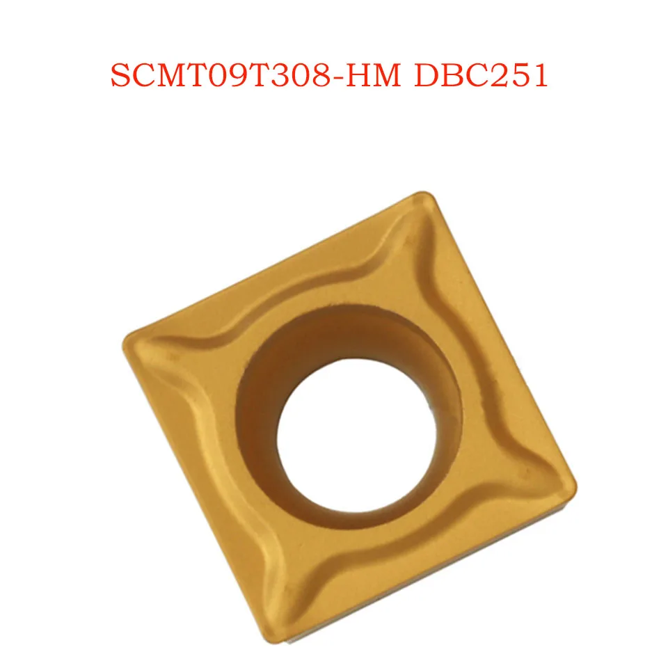 100% Original SCMT09T304-HM/09T308-HM/SCMT120404-HM/120408-HM/120412-HM DBC251/DBC252 Carbide inserts CNC lathe turning inserts