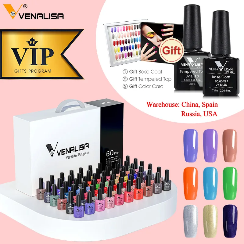 VIP5 VENALISA Gel-Nagellack-Set, Hema Free Nude Pink Glitter, wunderschöne Farbe, Nagelmaniküre, Soak Off UV-LED-Nagelgel-Lack-Set – Detail 33