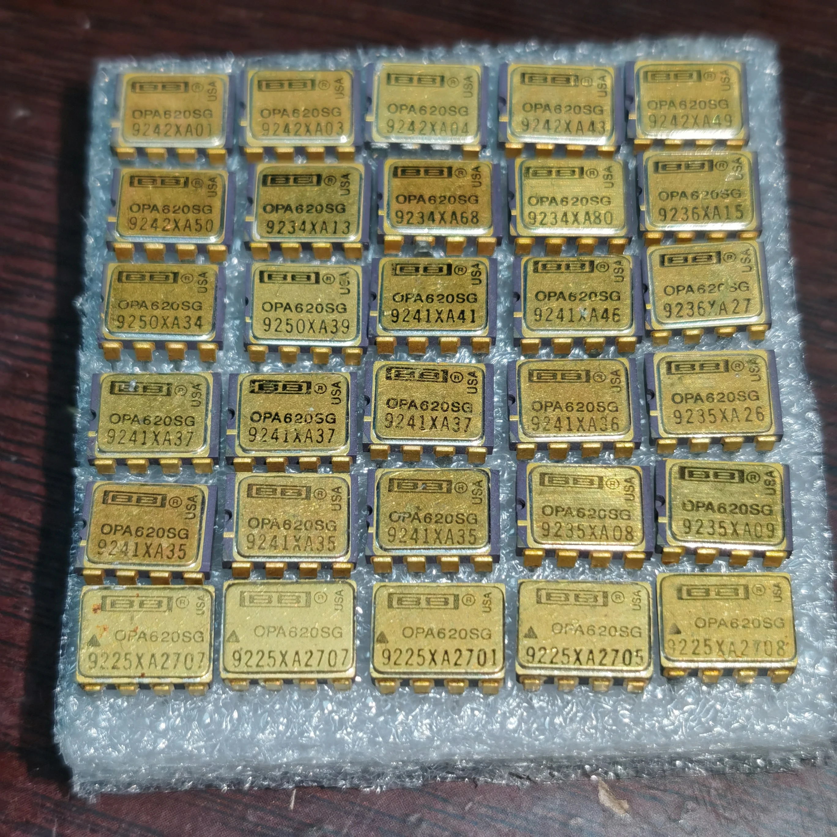 USED OPA620 SG single op amp ceramic seal gold-plated surface operational amplifier IC upgrade opa627 NE5534