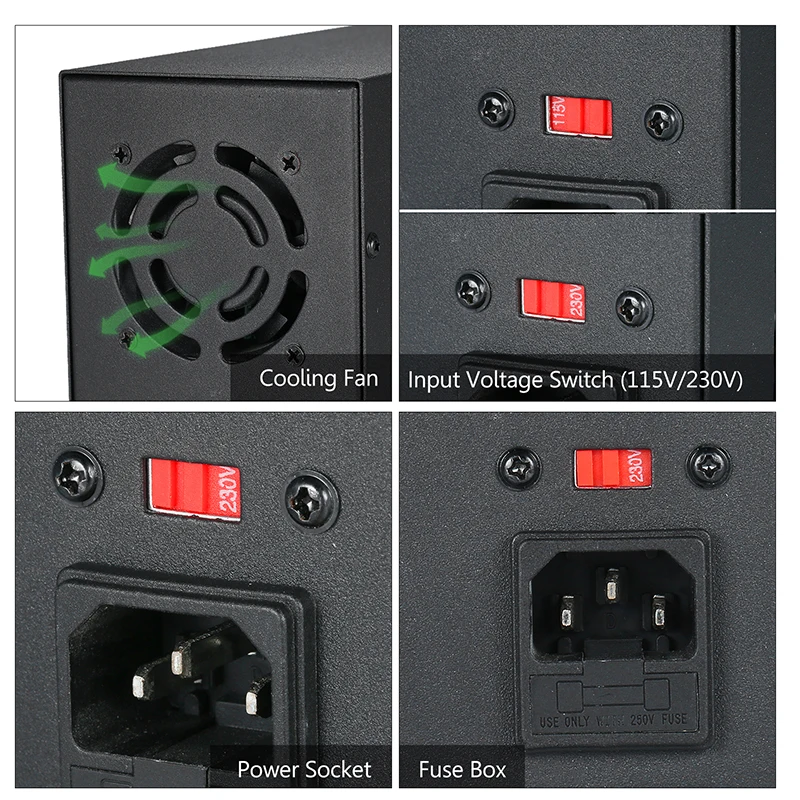 Wanptek Lab DC Voeding Verstelbare DPS3010U USB LED Display Bench Schakelende Voeding 30V 10A Regulator Stabilisator Bron