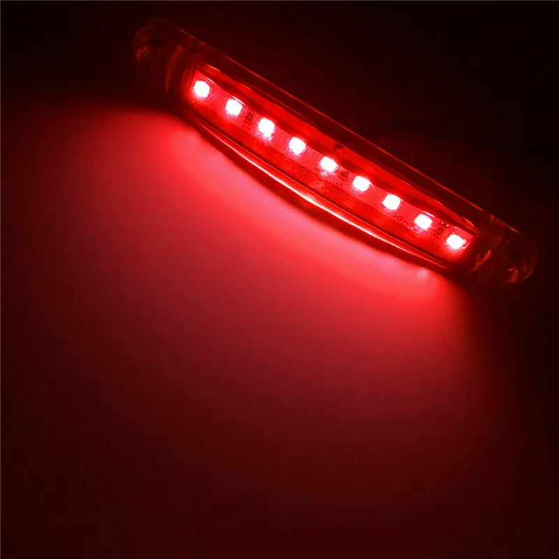 2PCS 9SMD Red Trailer Lights 12 v Side Marker Light Caravans Rear Light Trailer Light 12 v Rear Truck Lights LED Lamp 12v