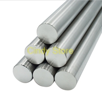 Round Titanium Ti Bar  Grade 5  TC4 Metal Rod Stick Diameter 15mm Length 30cm