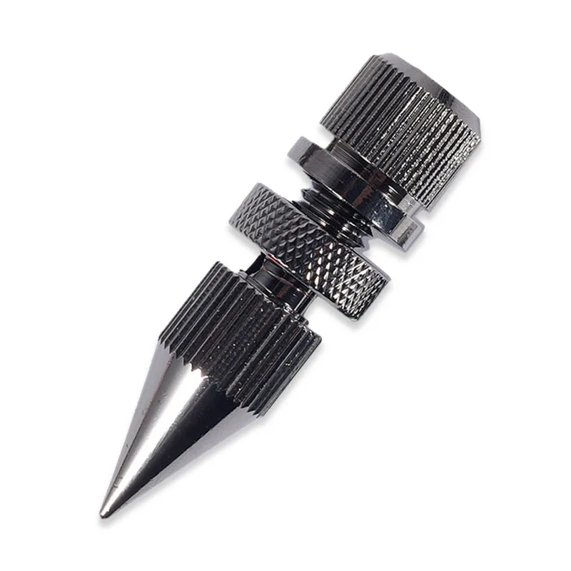 4PCS M8x44 구리 스피커 댐핑 스파이크 증폭기 충격 방지 절연 스탠드 피트 콘 네일베이스 패드 # 2