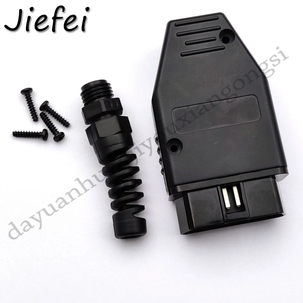 1 Pcs High quality OBD2 Tool Standard Plug Shell For Protocols OBD OBDII EOBD J1962 OBD2 16Pin Male Plug Connector Interface