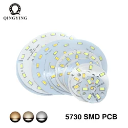 Panneau de lampe LED PCB SMD, panneau de luminosité pour plafonnier vers le bas, SMD5730, 3W, 5W, 7W, 9W, 12W, 15W, 18W, 20W, 24W, 36W, 50W, 5730