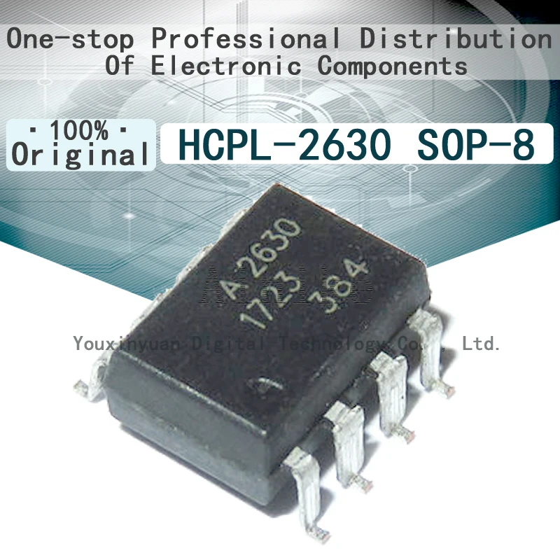 

10/Pcs New Original HCPL-2630 HCPL2630 A2630 SOP-8 Optocoupler chip IC SOIC-8