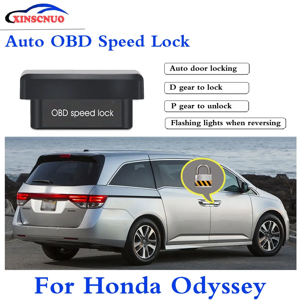 Xinscnuo trava rápida automotiva com obd, para honda odyssey 2011 ~ 2015, sistema plug and play, segurança automotiva mais recente