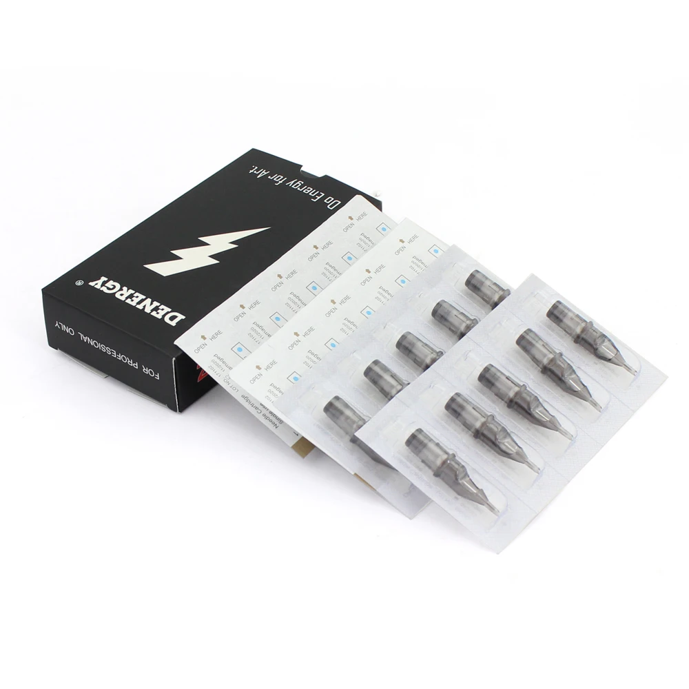 20pcs/box Tattoo Cartridge Needle Mixed Round Shader Tattoo Needle 5RS 7RS 0.35mm