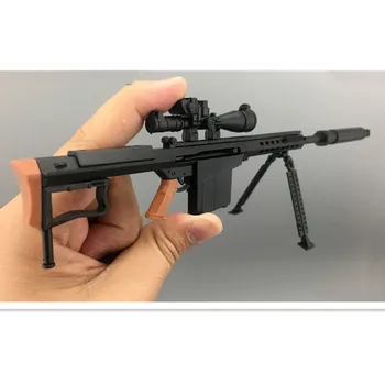 1/6 Scale Barrett M82A1 Sniper Rifle Assembly Weapon Model Kit Soldier Accessories