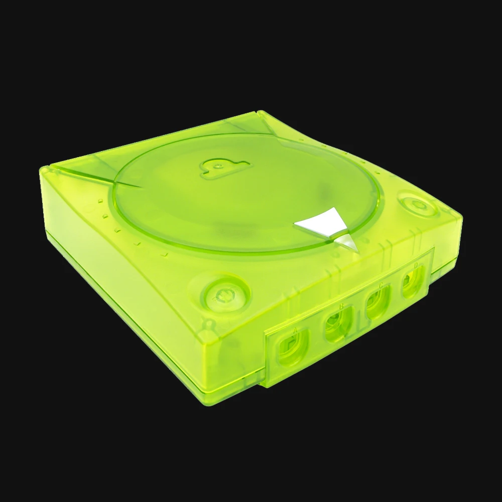 BitFunx Ersatzgehäuse, transparente Hülle für SEGA Dreamcast Retro-Videospielkonsole, durchscheinende Box für Dreamcast-Gehäuse – Detail 2