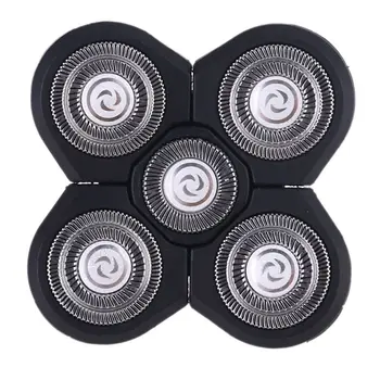 החלפת 5 ראשי גילוח להב 5D סכין גילוח גברים חשמלי מכונות גילוח קיט