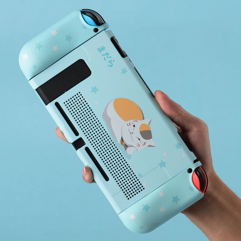 สำหรับ Nintendo Switch Case การ์ตูนน่ารักฝาครอบแยกเปลือก Joy-Con Controller TPU PC Protector NS อุปกรณ์เสริม