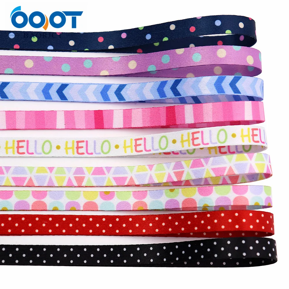 3/8 Inch Double-Sided Dot gradient Thicken Ribbon 10 Yards DIY Dog Collar Leash Mobile Phone Chain Kettle Webbing