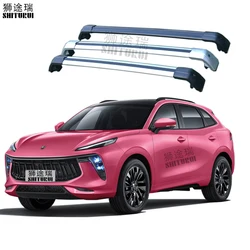 SHITURUI 2Pcs Roof Bars forDongfeng Fengxing T5EVO 2019-2020 Aluminum Alloy Side Bars Cross Rails Roof Rack Luggage Carrier