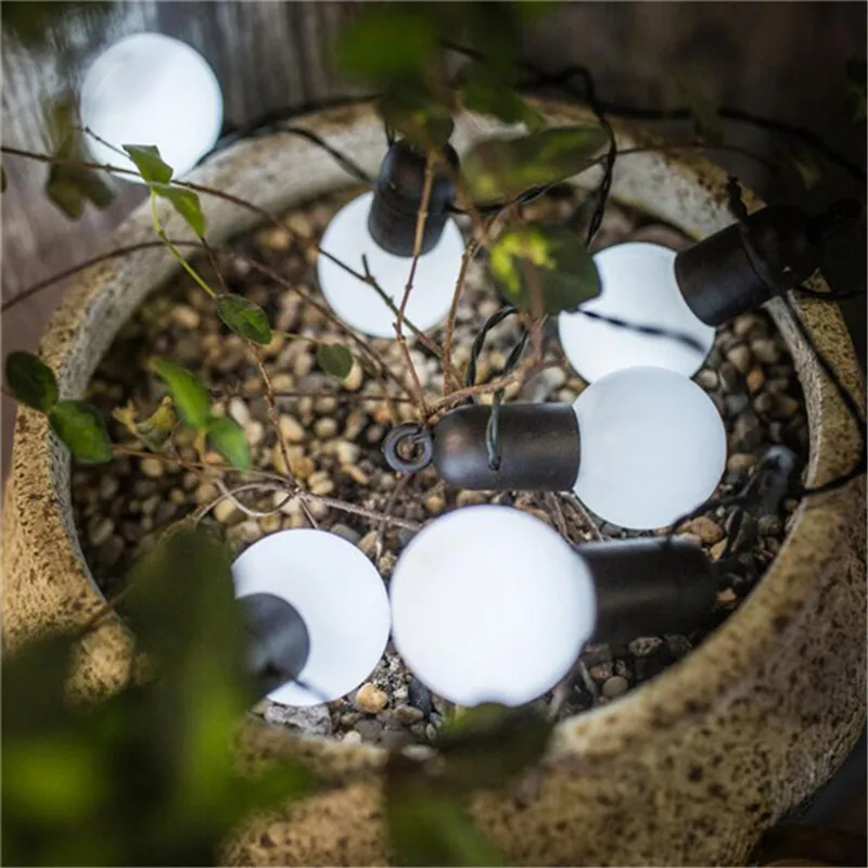 15M USB LED Globe Festoon Party Ball string light outdoor/indoor Christma Light Connectable fairy light wedding garden party