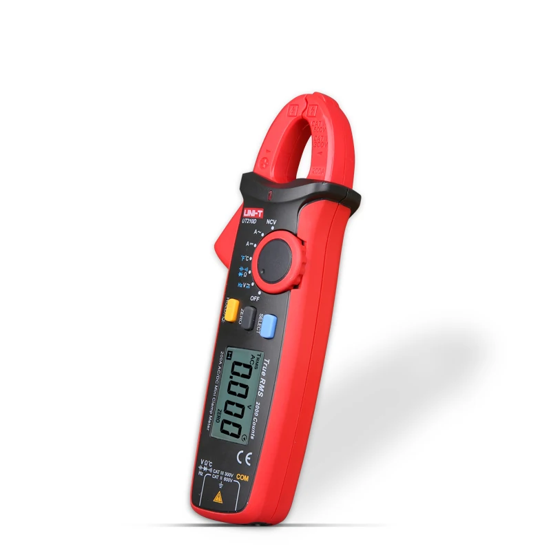 UNI-T UT210E True RMS Mini Digital Clamp Meters AC/DC Current Voltage Auto Range VFC Capacitance Non Contact Multimeter Diode